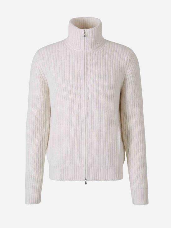 24FW 그랑싸쏘 집업 니트 1015515543 001 WHITE - GRAN SASSO