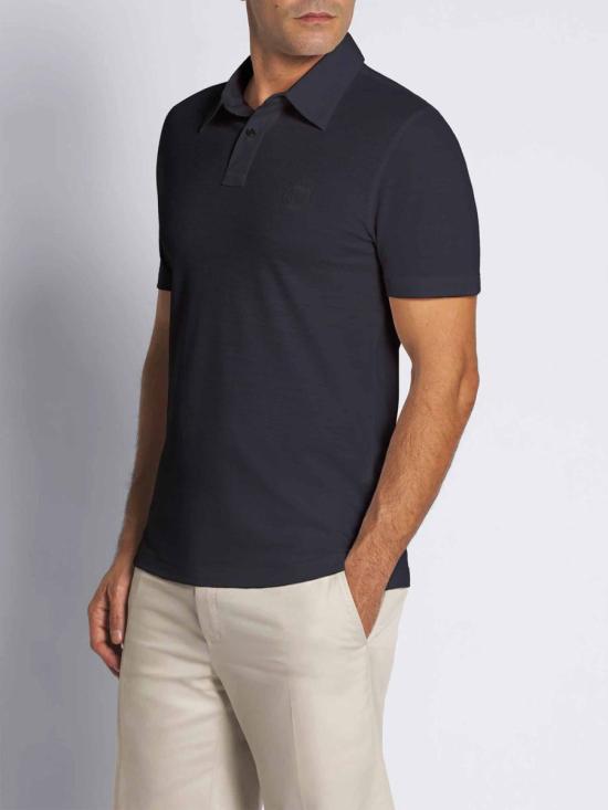 25SS 브리오니 반팔 셔츠 UJNW0LPB603 4100WTEC 200 ROM001 MIDNIGHT BLUE - BRIONI