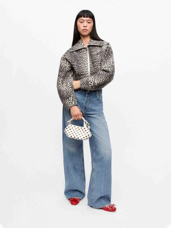 25SS 가니 자켓 W0235 943Leopard Multicolor - GANNI