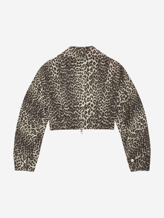 25SS 가니 자켓 W0235 943Leopard Multicolor - GANNI