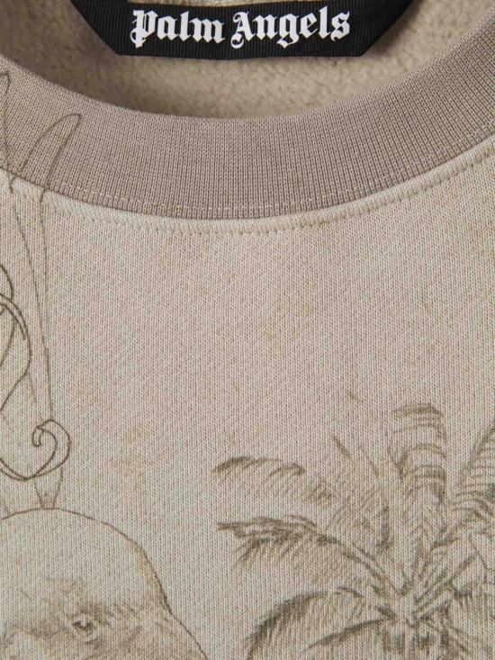 24FW 팜앤젤스 PMBA053F24FLE0010326 0326OFF WHITE DARK RED Beige - PALM ANGELS