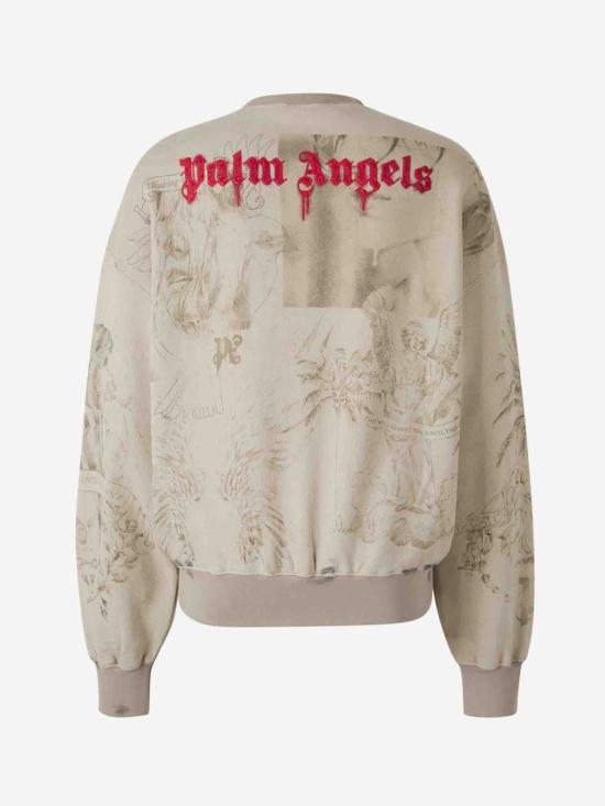 24FW 팜앤젤스 PMBA053F24FLE0010326 0326OFF WHITE DARK RED Beige - PALM ANGELS