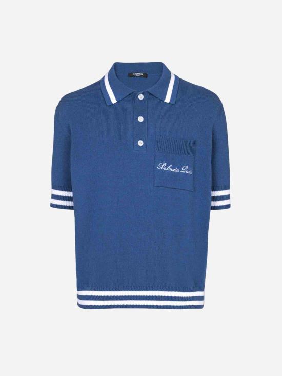 25SS 발망 반팔 셔츠 EH1GB046KF96EH1GB046KF96DELETED SIVMarine NAVY BLUE