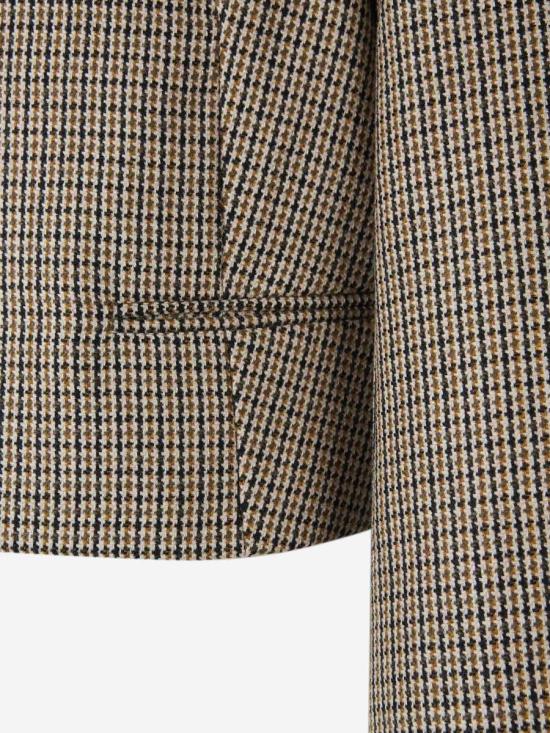 24FW 도로시 슈마허 자켓 740312 059Pepita Mix Khaki Brown - DOROTHEE SCHUMACHER