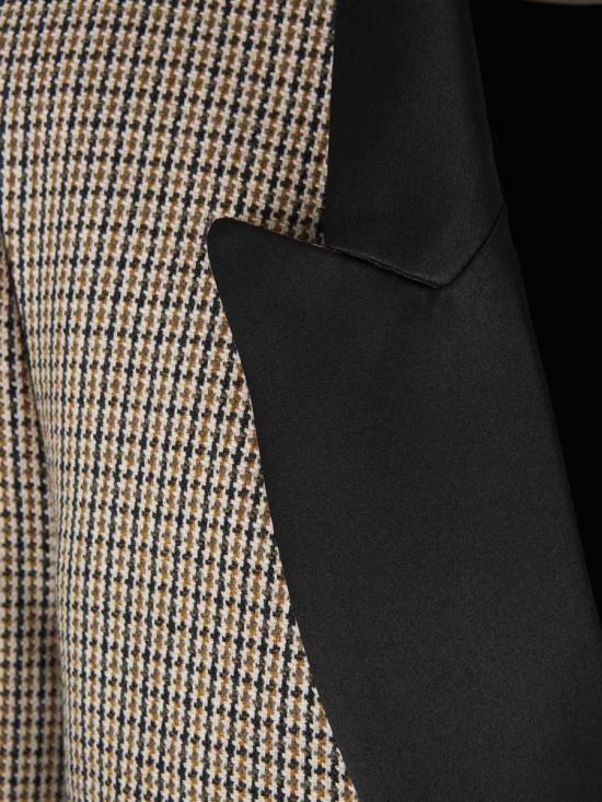 24FW 도로시 슈마허 자켓 740312 059Pepita Mix Khaki Brown - DOROTHEE SCHUMACHER