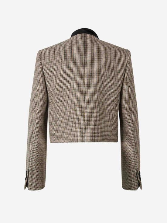 24FW 도로시 슈마허 자켓 740312 059Pepita Mix Khaki Brown - DOROTHEE SCHUMACHER