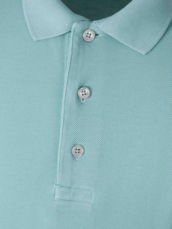 25SS 톰포드 폴로 티셔츠 JPS011JMT009S25JMT009S25 HB035Dusty Blue BLUE - TOMFORD