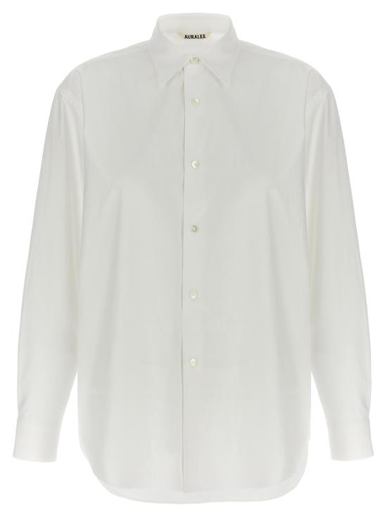  오라리 셔츠 A25SS04TNWHITE DOM