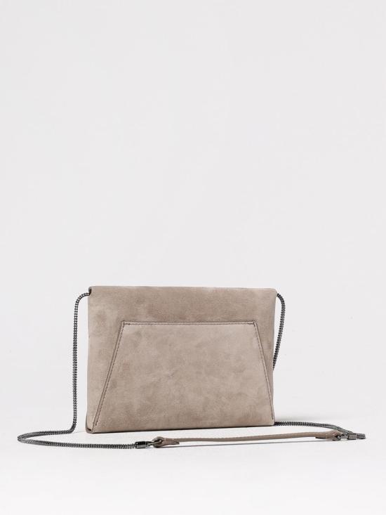 26SS 브루넬로 쿠치넬리 모닐레 장식 BC Duo 파우치 MWDLD2722 C5859 Ice - BRUNELLO CUCINELLI