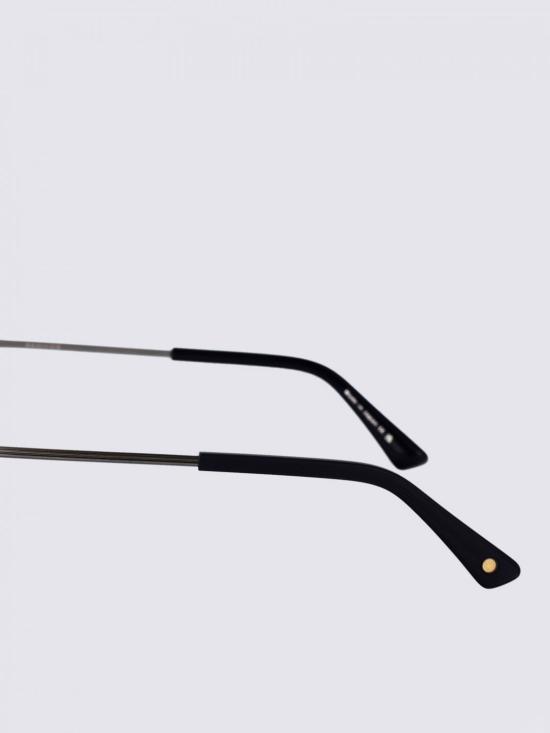 25FW 디타 안경 DTX166 A 03 03 MATTE NAVY ANTIQUE SILVER W CLEAR Blue - DITA