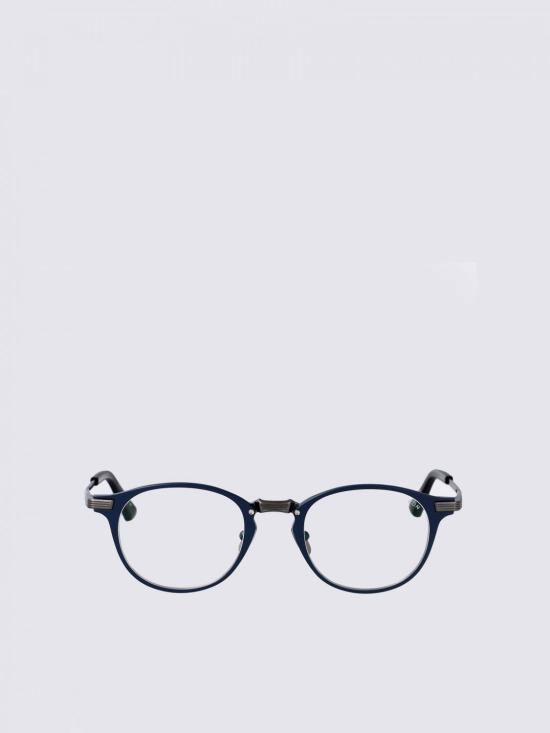 25FW 디타 안경 DTX166 A 03 03 MATTE NAVY ANTIQUE SILVER W CLEAR Blue - DITA