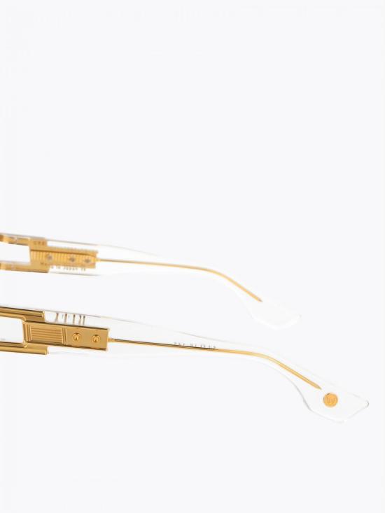 26SS 디타 선글라스 DTS407 A 02 02 Crystal Clear Yellow Gold Gradient Transparent - DITA