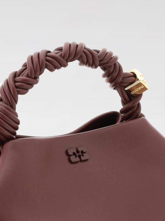 26SS 가니 스몰 부 백 A5313 436 Burgundy - GANNI