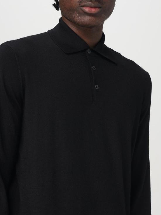 26SS 브루넬로 쿠치넬리 폴로 티셔츠 M2400295 CH101 Black - BRUNELLO CUCINELLI