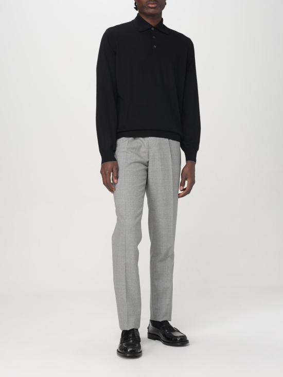 26SS 브루넬로 쿠치넬리 폴로 티셔츠 M2400295 CH101 Black - BRUNELLO CUCINELLI