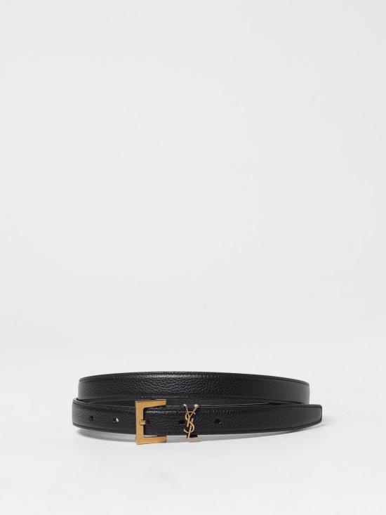 26SS 생로랑 벨트 612616DTI0W 1000 Black