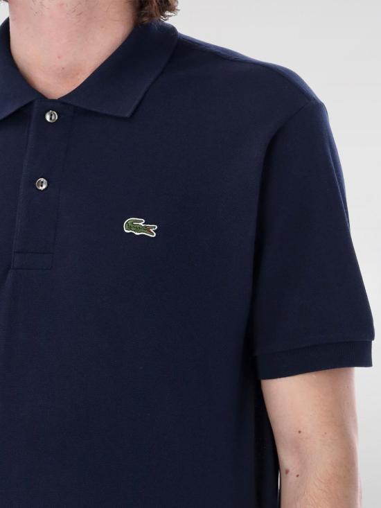 25FW 라코스테 클래식 핏 피케 폴로 셔츠 L1212 166 Navy - LACOSTE