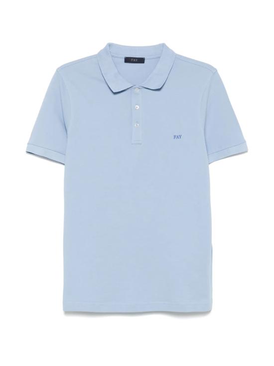 25SS 페이 폴로 티셔츠 NPMB250144STDW U602 AZZURRO