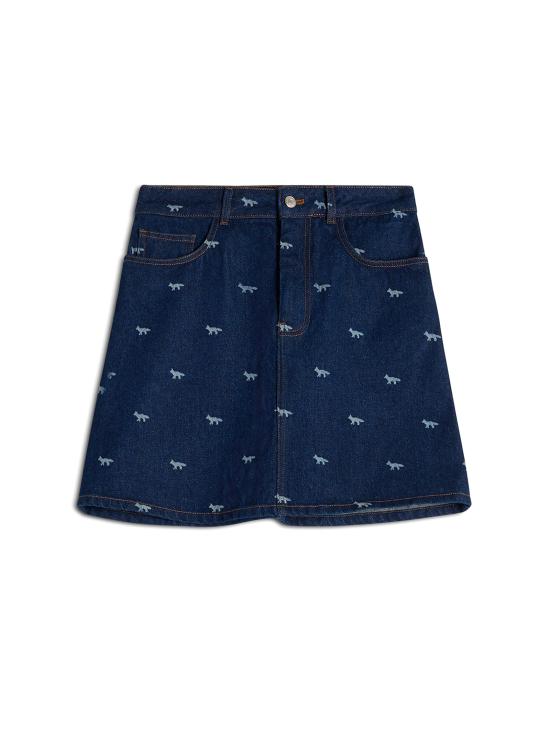 25SS 메종키츠네 숏 스커트 OW01501WD4014 0202 DARK LASER PROFILE FOX