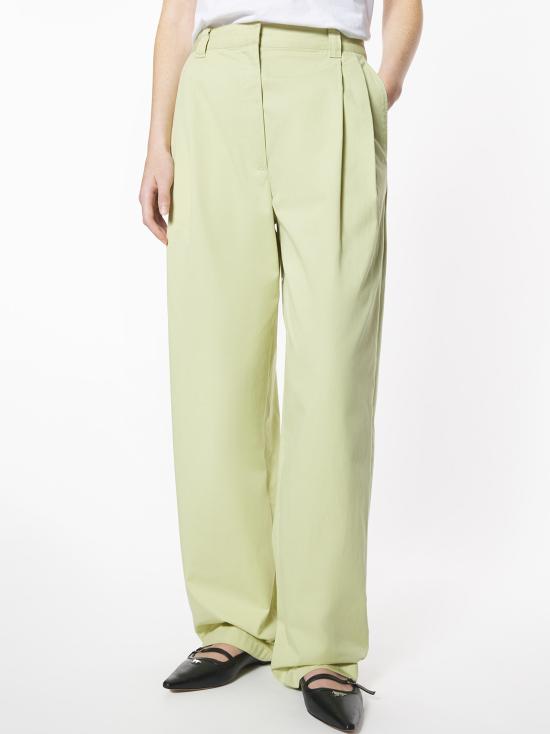  메종키츠네 스트레이트 팬츠 OW01121WW9031 0171 LAUREL GREEN - MAISON KITSUNE