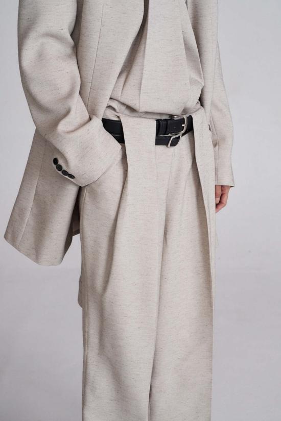  더 엔케이씨 스토어 스트레이트 팬츠 Nkc 스토어 보니 리넨 팬츠 - The NKC Store