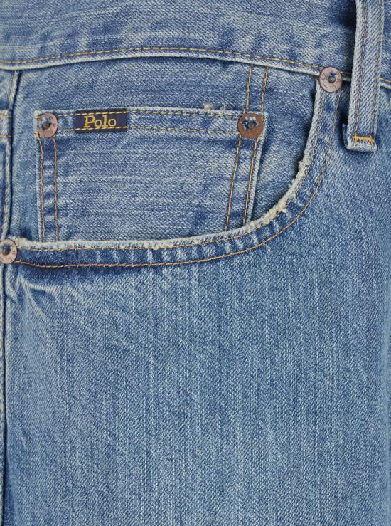 25FW 폴로 랄프로렌 햄튼 스트레이트 레그 진 710977064001 Light blue - POLO RALPH LAUREN