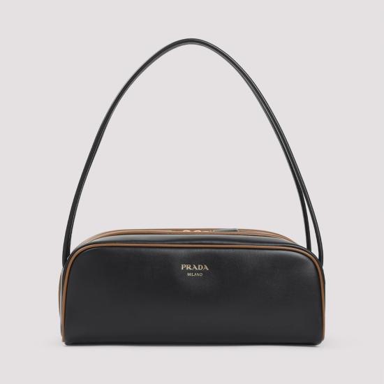 25FW 프라다 숄더백 1BC249VOOO ASK F0S5V NERO NOCCIOLA BLACK - PRADA