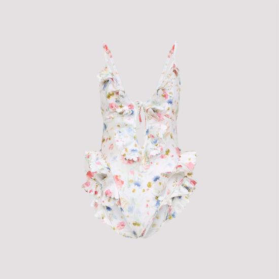 25FW 짐머만 비치웨어 4620WSS252 CREAM BOUQUET FLORAL MULTICOLOUR - ZIMMERMANN