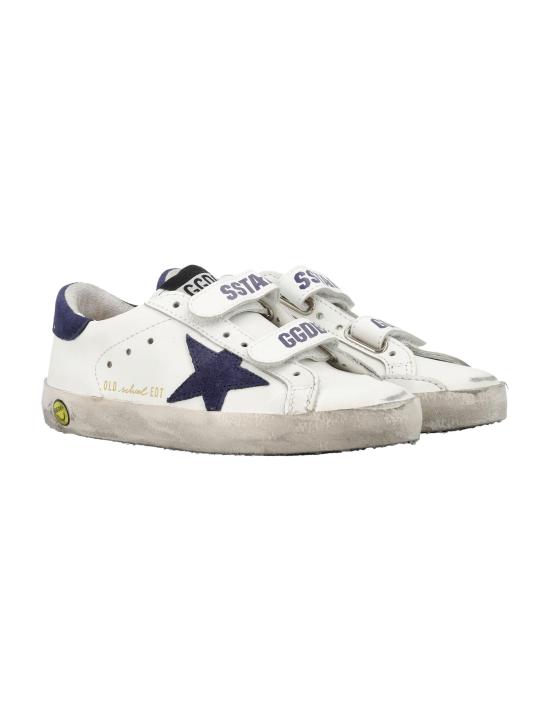 25FW [키즈] 골든구스 스니커즈 F00111F000418 10304 WHITE BLUE DEPTHS - GOLDEN GOOSE