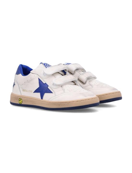 25FW [키즈] 골든구스 스니커즈 F00501F004246 10793 WHITE BLUE - GOLDEN GOOSE