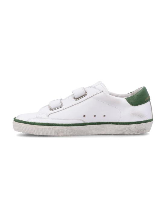 25FW [키즈] 골든구스 스니커즈 F00111F007425 12268 WHITE CREAM GREEN - GOLDEN GOOSE