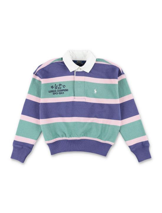 25FW [키즈] 랄프 로렌 폴로 셔츠 971040 001 MULTICOLOR