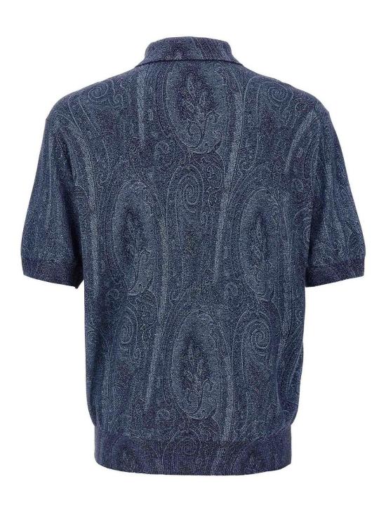  에트로 폴로 티셔츠 MRKN0001AK464X0883 Blue - ETRO