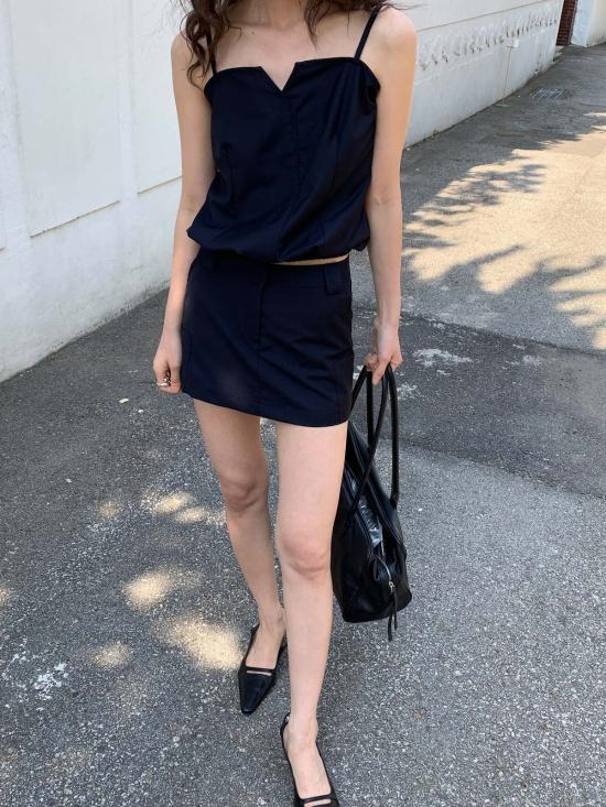  더 엔케이씨 스토어 숏 스커트 Nkc 스토어 팔론 세트 스커트 - The NKC Store