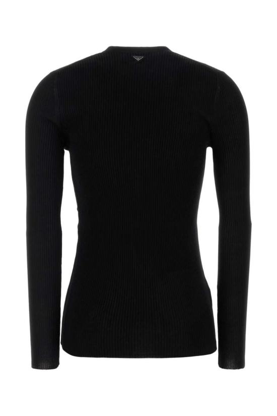 25FW 프라다 가디건 P25N66SOOO17LA F0002 Black - PRADA