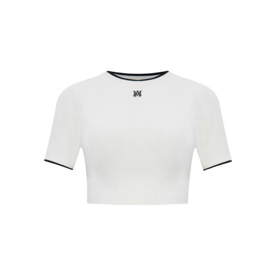 25FW 아미리 반팔 티셔츠 AWKNTE1008 IVORY WHITE