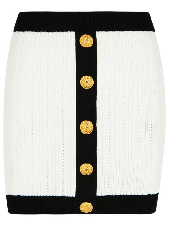 25FW 발망 숏 스커트 FF1LB039KI64GAB WHITE