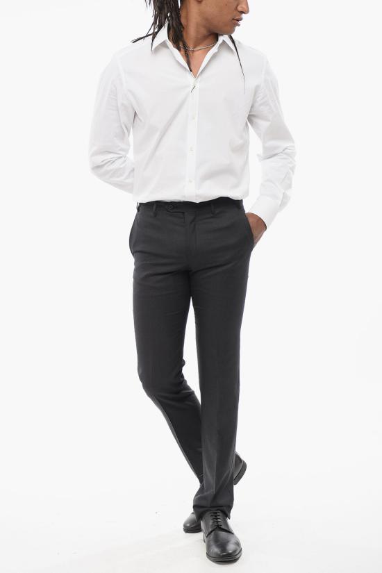  꼬르넬리아니 스트레이트 팬츠 765263 6118059 013 Gray - CORNELIANI