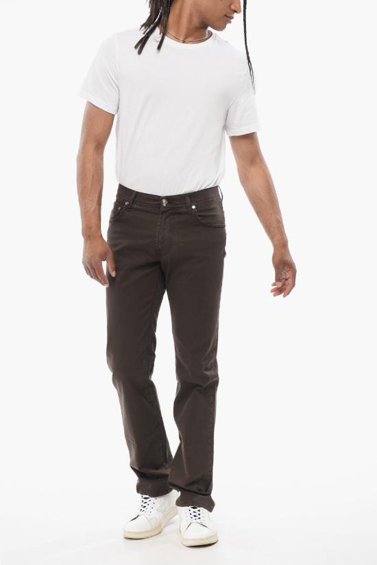  꼬르넬리아니 데님 팬츠 754JD4 5120149 031 Brown - CORNELIANI