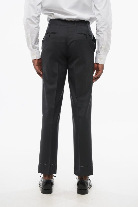  꼬르넬리아니 스트레이트 팬츠 755263 5118059 013 Gray - CORNELIANI