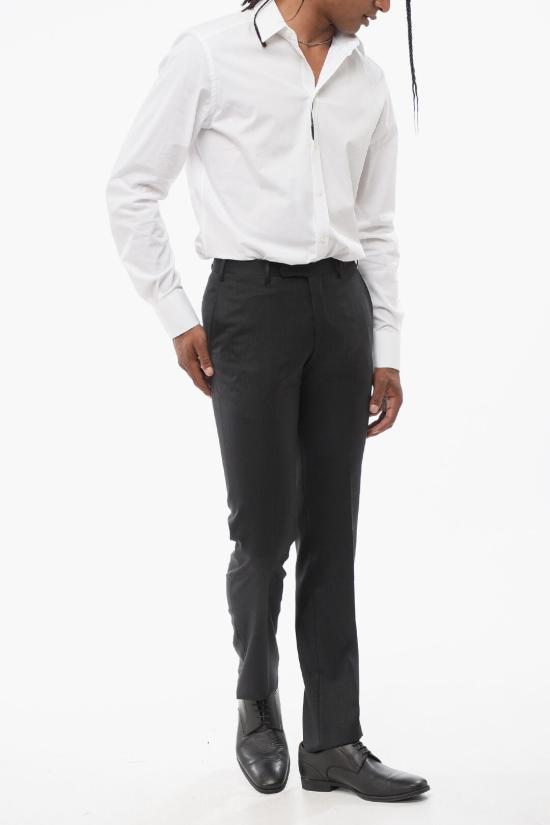  꼬르넬리아니 스트레이트 팬츠 745H70 4178154 013 Gray - CORNELIANI