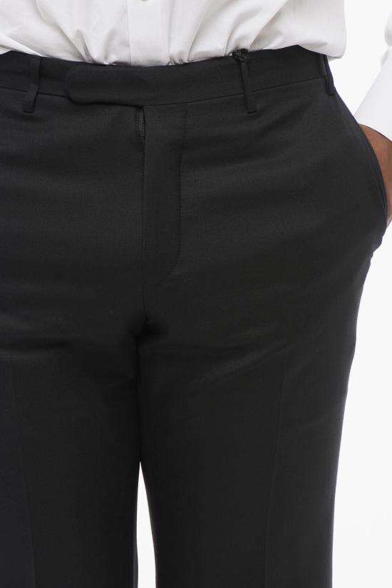  꼬르넬리아니 스트레이트 팬츠 755Z2Z 4838154 020 Black - CORNELIANI