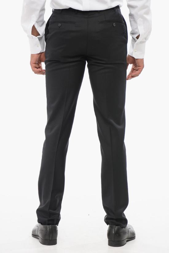  꼬르넬리아니 스트레이트 팬츠 755Z2Z 4838154 020 Black - CORNELIANI