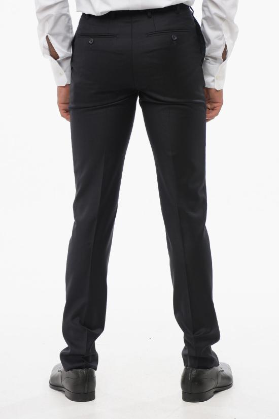  꼬르넬리아니 스트레이트 팬츠 755Z2ZH0008154 001 Black - CORNELIANI