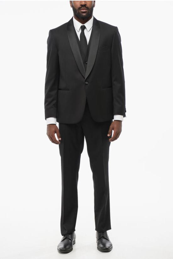  니노 다니엘리 수트 세트 878R36 1138150 020 Black