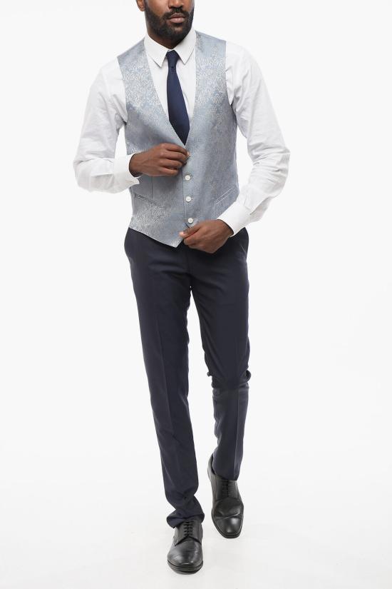  꼬르넬리아니 수트 자켓 91CT01 3197185 001 Light blue - CORNELIANI