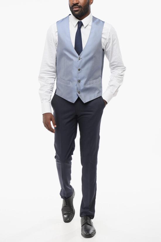  꼬르넬리아니 수트 자켓 79C095 7117199 009 Light blue - CORNELIANI