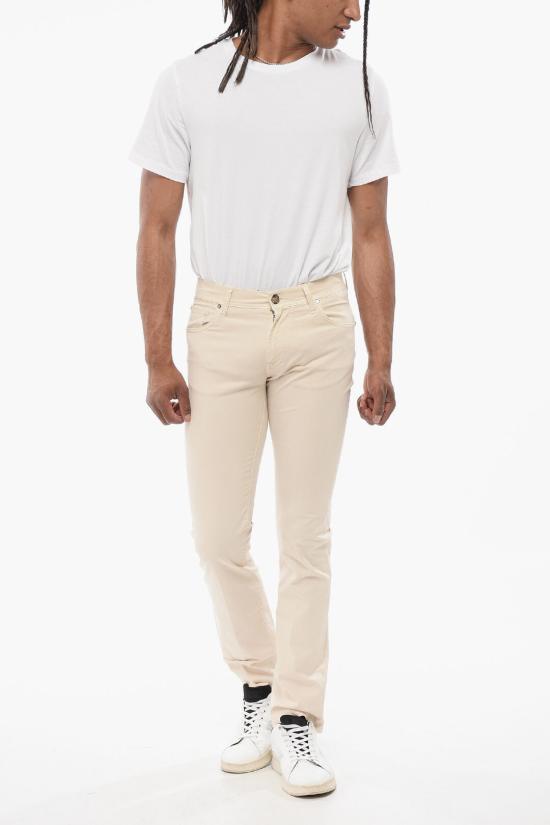  꼬르넬리아니 스트레이트 팬츠 774JD2 6120149 073 White - CORNELIANI