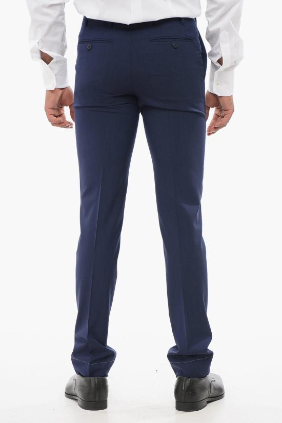  꼬르넬리아니 스트레이트 팬츠 795263 6103101Z006 Blue - CORNELIANI