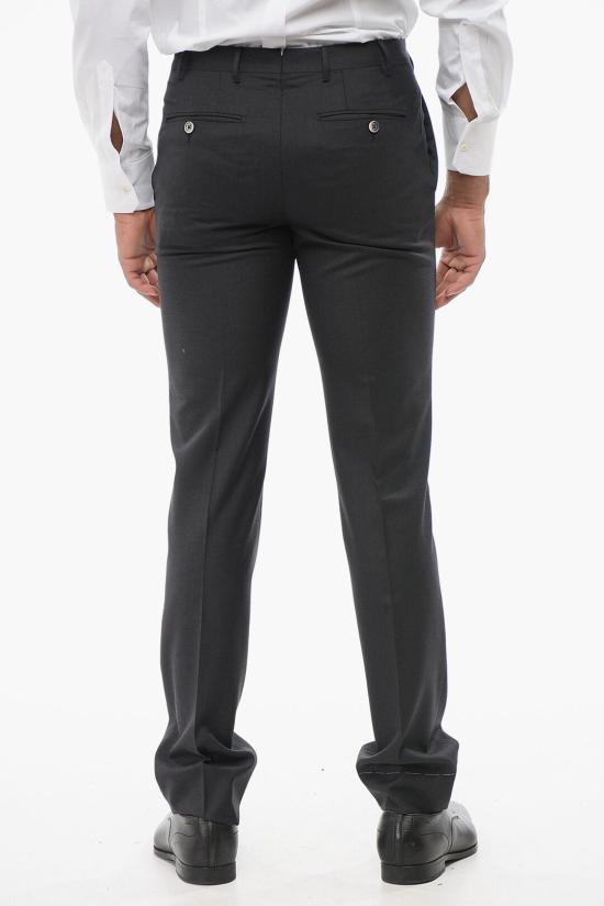  꼬르넬리아니 스트레이트 팬츠 765263 5818060 013 Gray - CORNELIANI